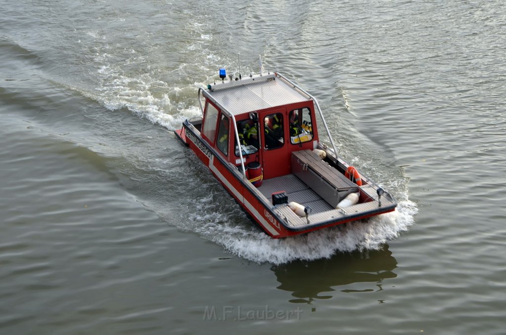 Uebungsfahrt Loeschboot und rettungsboot Koeln Deutz P06.JPG - Miklos Laubert